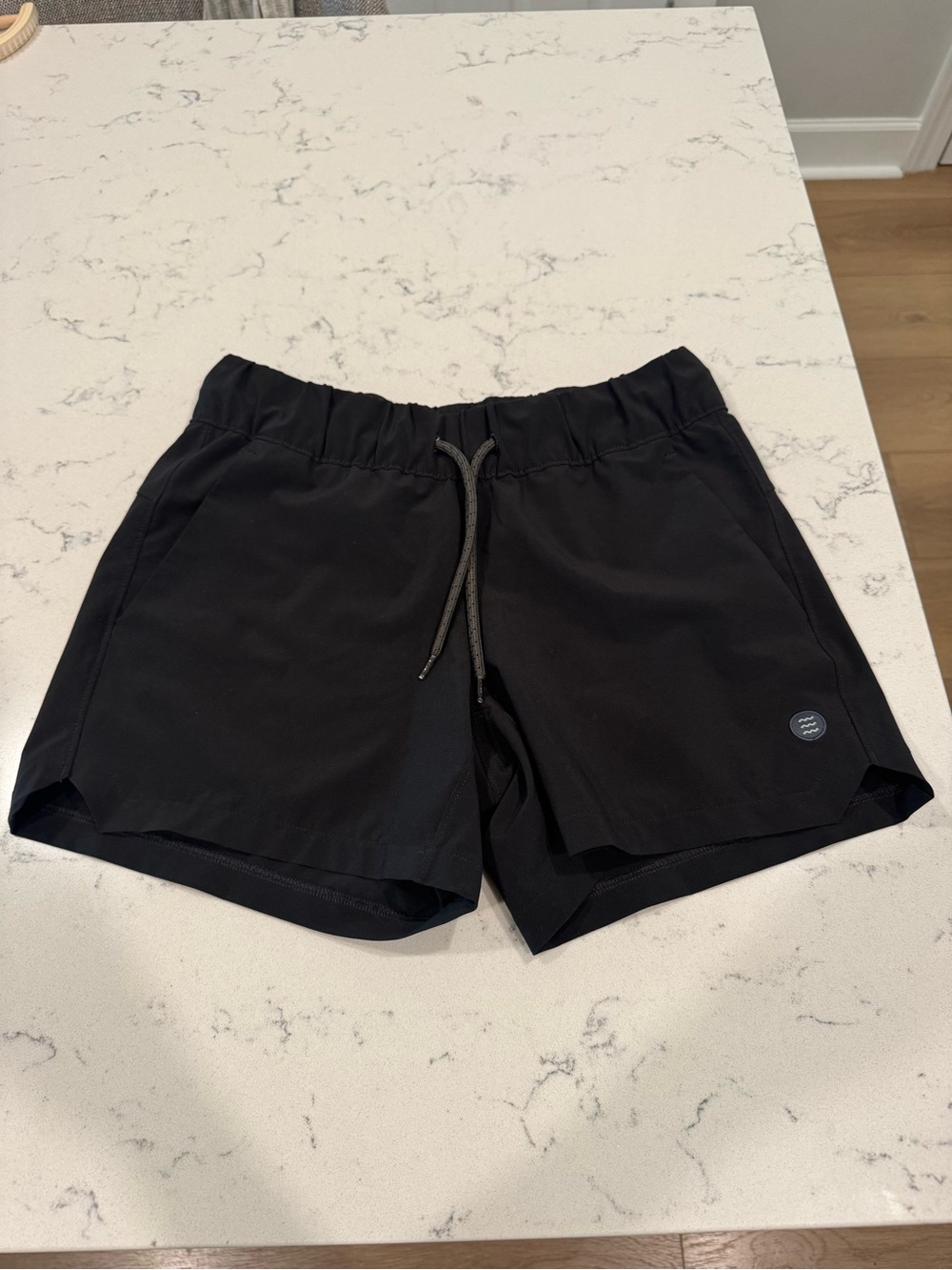 Free Fly Apparel Black Women's Latitude Shorts with Drawstring - Like-New XS